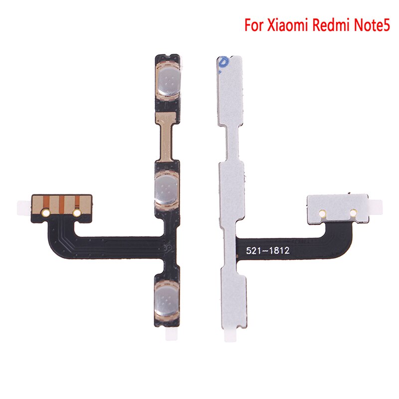 Hot sale 1Pc Volume Button Power Switch On Off Button Flex Cable For Redmi Note5 Replacement Repair Parts