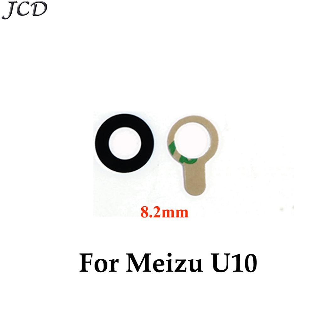 JCD 2pcs/lot back rear camera glass lens for MEIZU U10 U20 Rear Camera Lens Housing Parts Replacement