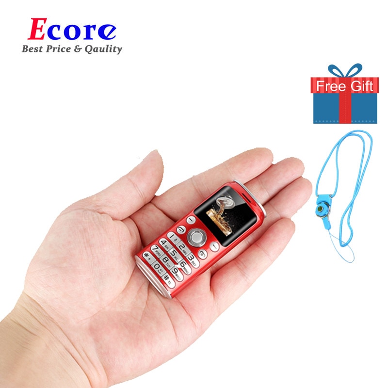 Unlocked K8 Mini Cellphone Smallest Finger Size Gsm Mobile Phone 2 Sim MP3 Bluetooth Dialer Call Record Push Button Telephone