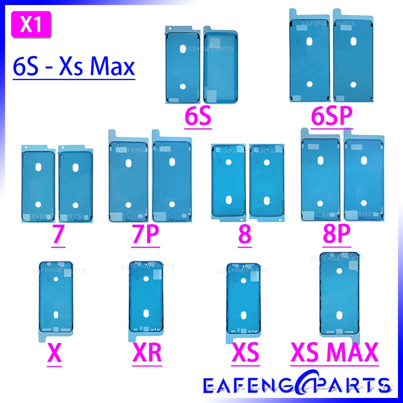 Repair Parts for IPhone X XS MAX XR 6 6s 7 8 plus Waterproof Adhesive Sticker LCD Display Frame Bezel Seal Tape Glue Adhesive