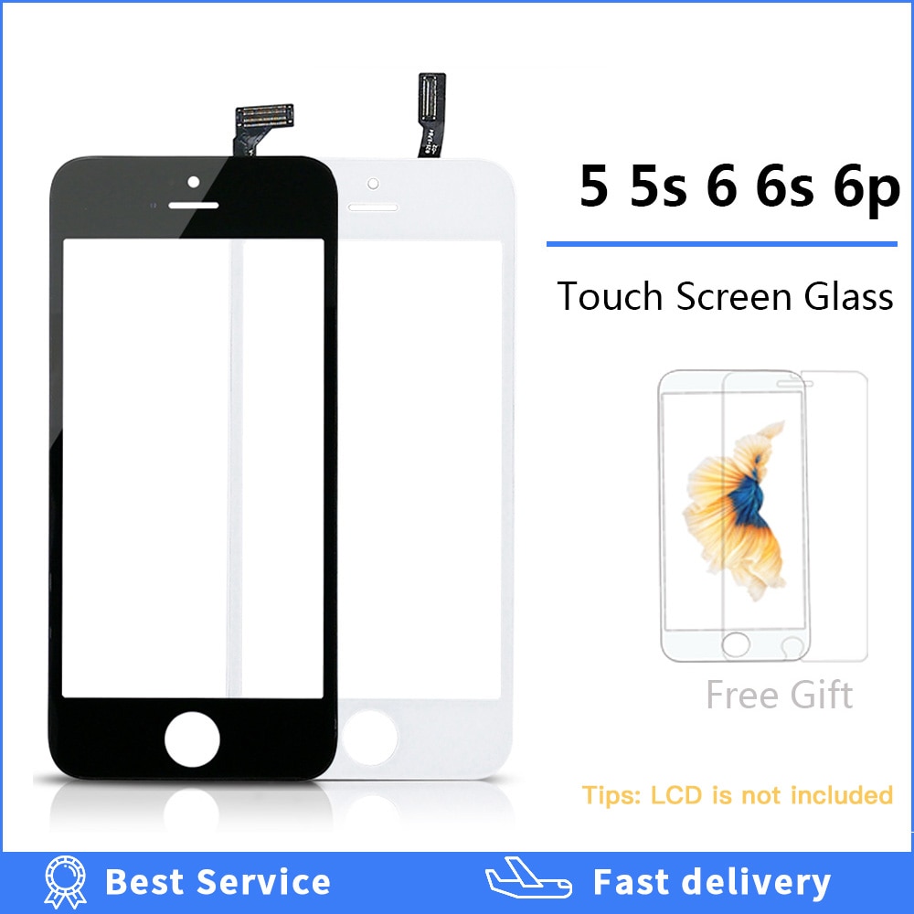 Touch Screen Digitizer For iPhone 5 5s 6 plus 6S se 5c Touchscreen + Frame Front Touch Panel Glass Lens 6p 6s Phone Accessories