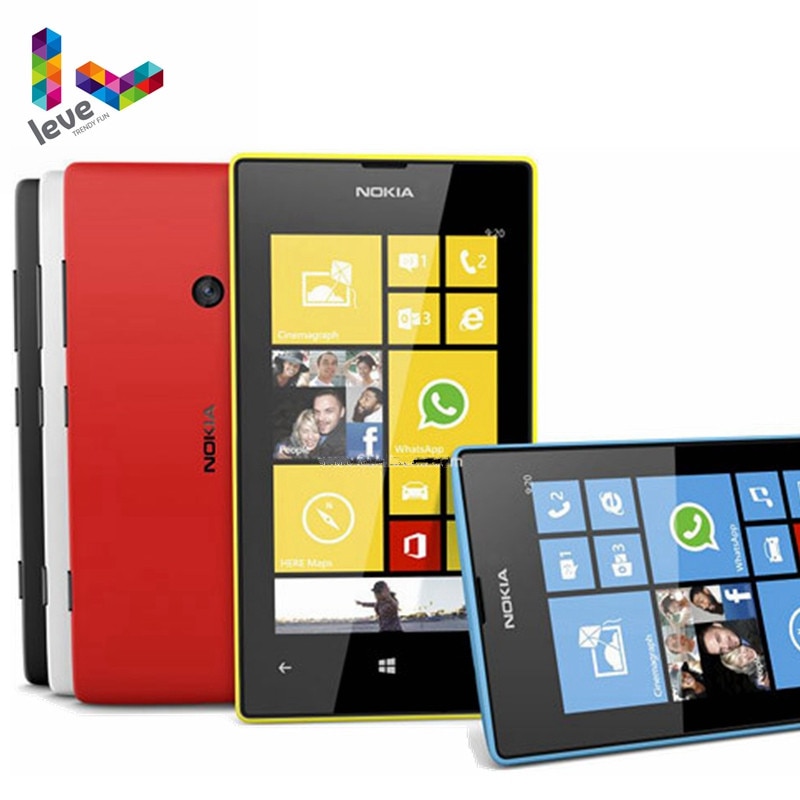 Original Nokia Lumia 520 Unlocked Mobile Phone Dual Core 3G WIFI GPS 4.0" 5MP 8GB Nokia 520 Refurbished Windows Cell Phone