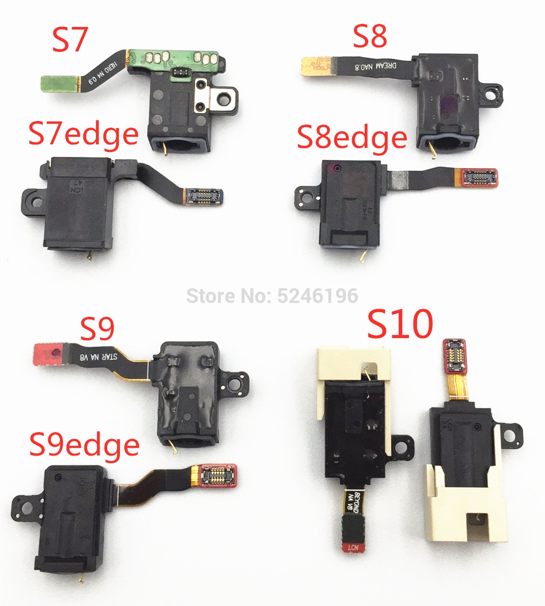 1pcs Earphone Headphone Audio jack Flex Cable For Samsung Galaxy S7 G930 G930F S8 S9 S7edge S8edge S9edge S10 Headset Socket Jack Port With Microphone