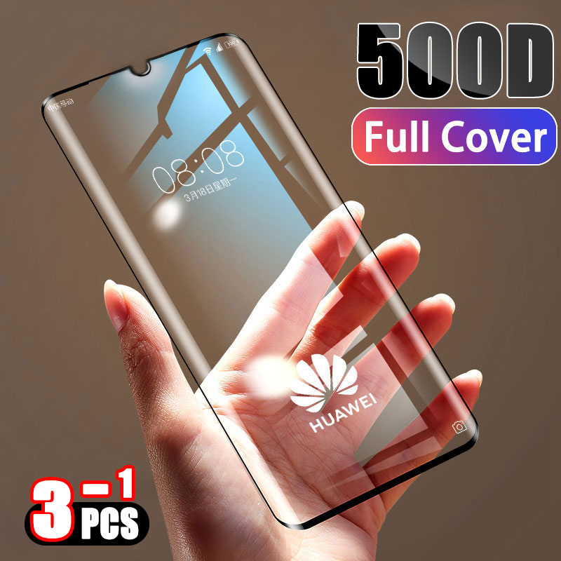 Tempered Full Cover Protective Glass on For Huawei P30 P20 Lite Pro Screen Protector Film For Honor Mate 20 10 9 Lite Pro Glass