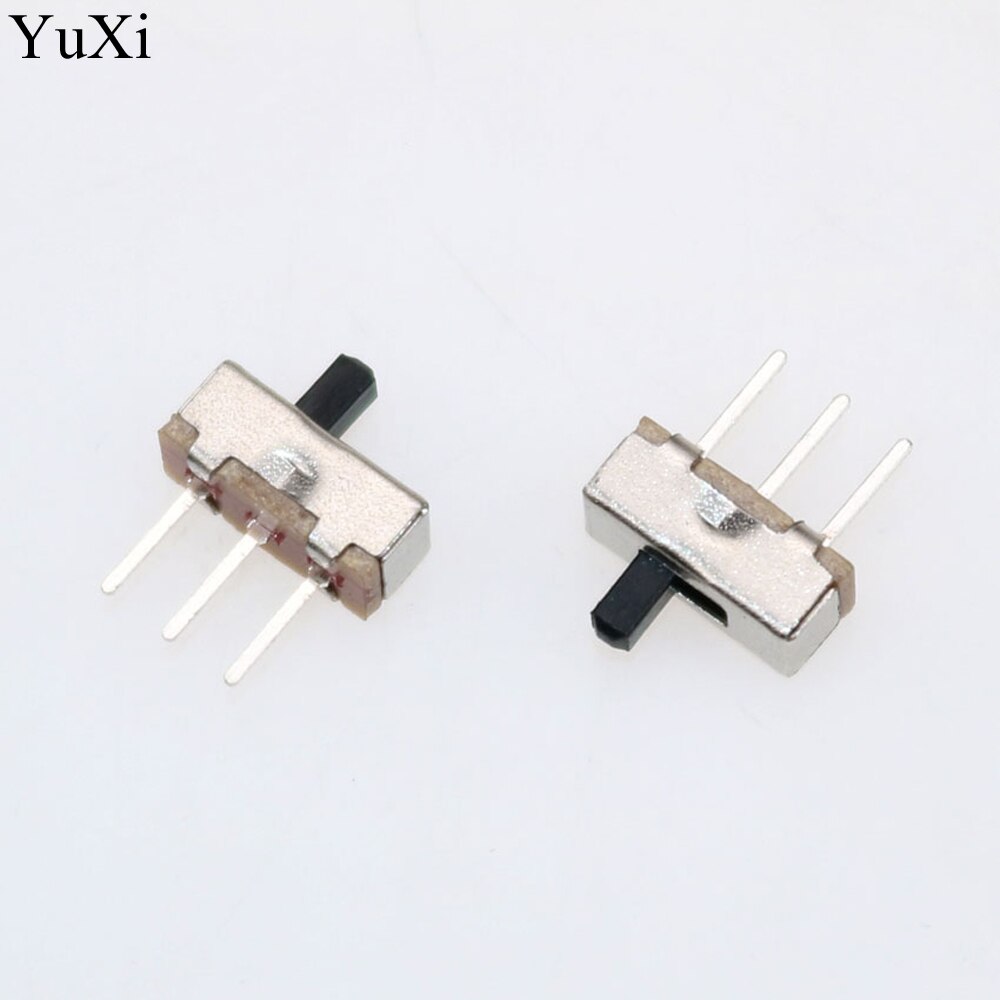 YuXi 3mm High Knob 3P 2 Position SPDT Slide Switch 0.5A 50VDC SS-12D00G3