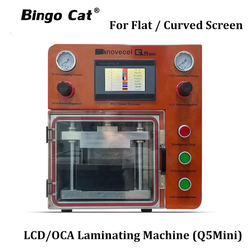 Q5 mini Portable Vacuum LCD OCA Laminating Machine For Samsung S10 S9 S8 Plus OLED Refurbish For iPhone X Max Laminating