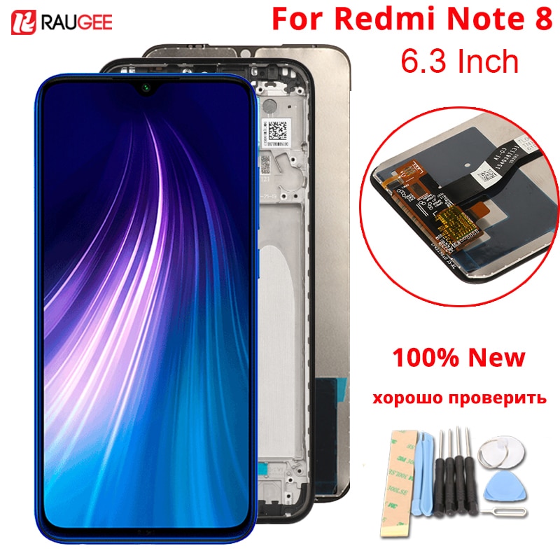 Display For xiaomi Redmi Note 8 LCD Display Touch Screen 100% New Screen Replacement Digiziter For xiaomi Redmi note8 Screen