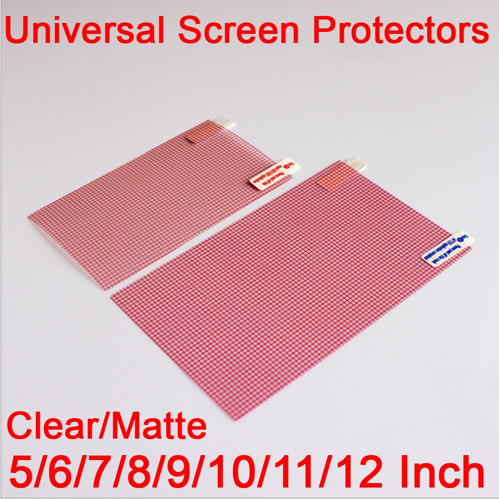 Lcd-scherm Protector Cover 5/6/7/8/9/10 inch mobiele Smart telefoon Tablet GPS MP4 Universele Beschermfolie