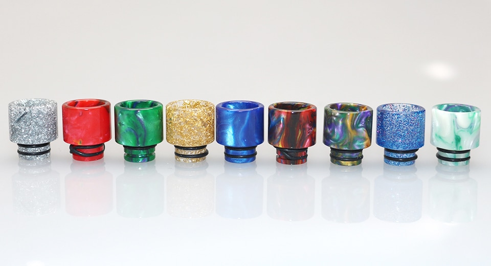 100PCS Resin holder Electronic cigarette Mouthpiece for drip tip 510 Thread Mouthpiece Tanks Epoxy RDA RTA Atomizer