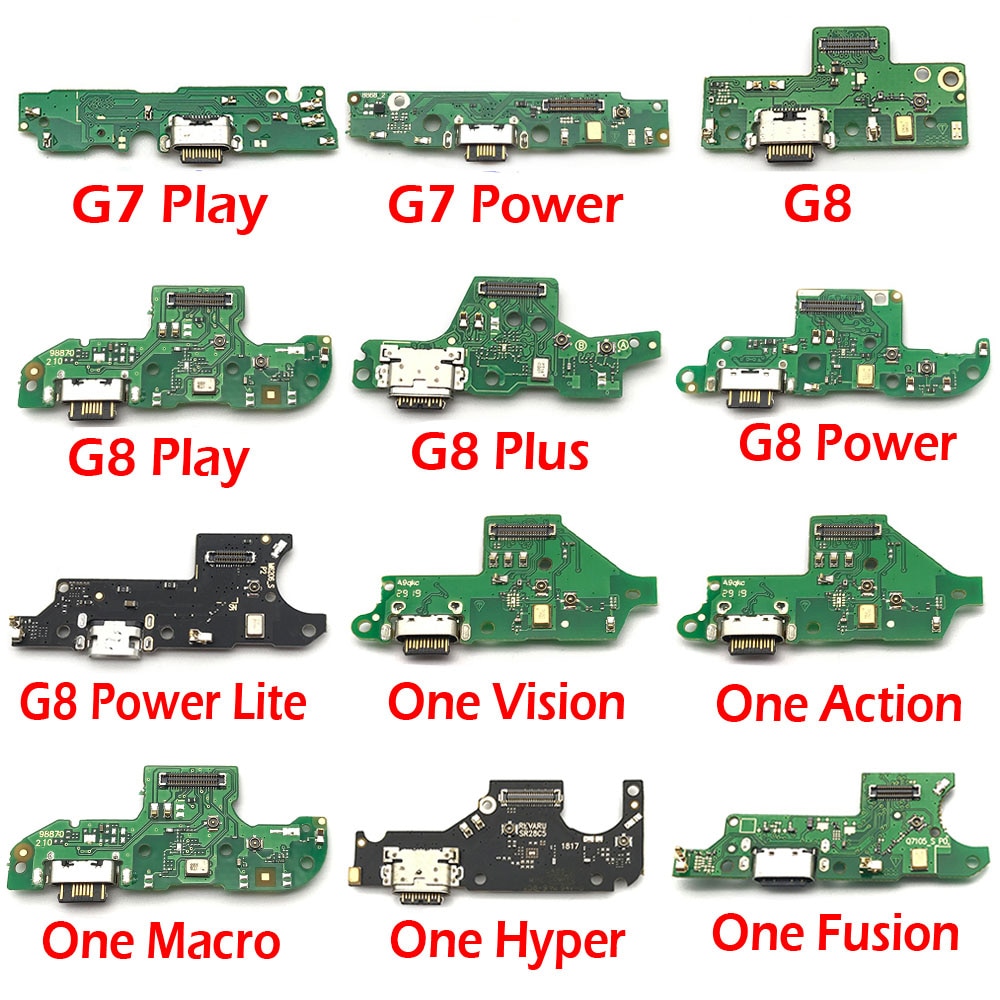 Dock Connector Charging Charger Port Board For Motorola Moto G3 G5 G4 G6 G7 G8 Play Plus One Macro Hyper Power USB Flex Cable