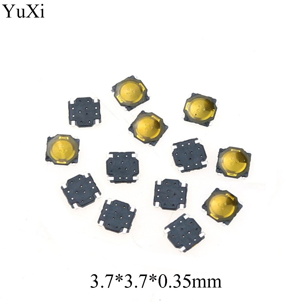 YuXi 3.7X3.7X0.35 SMD Tactile Tact Mini Push Button Switch Micro Switch Momentary SMD-4 3.7*3.7*0.35