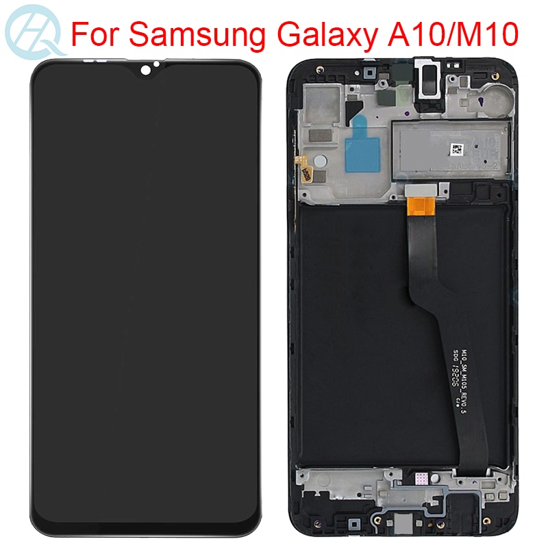 Original LCD For Samsung Galaxy A10 A105 M10 Display With Frame Touch Screen 6.2" SM-A105F A105F/DS LCD Screen Assembly