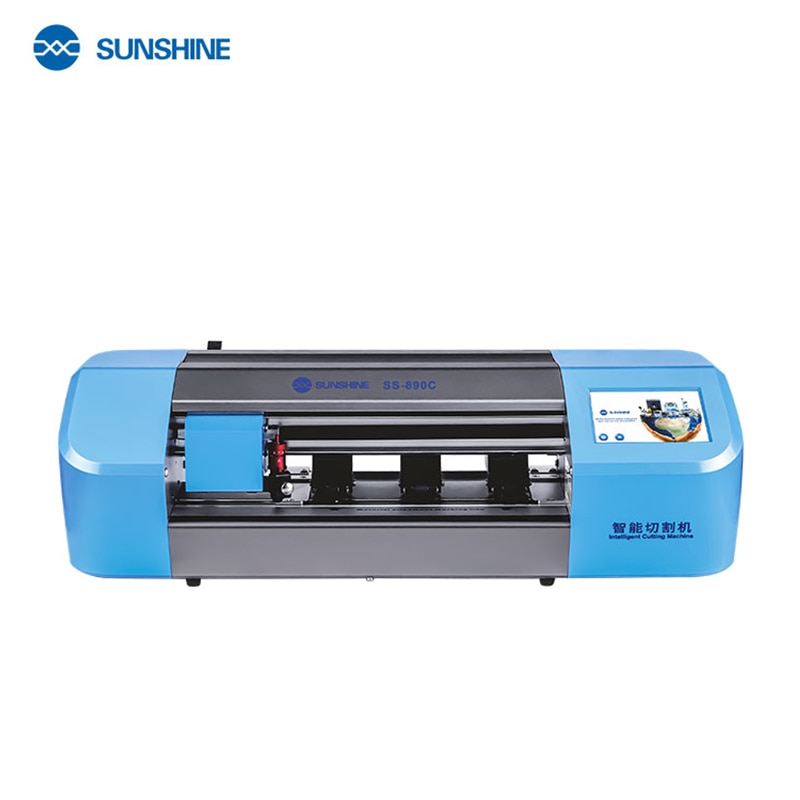 SUNSHINE SS-890C Intelligent Cutting Machine , Cell Phone Tablet Front Glass Back Cover Protect Film Protective Tape Cut Tool