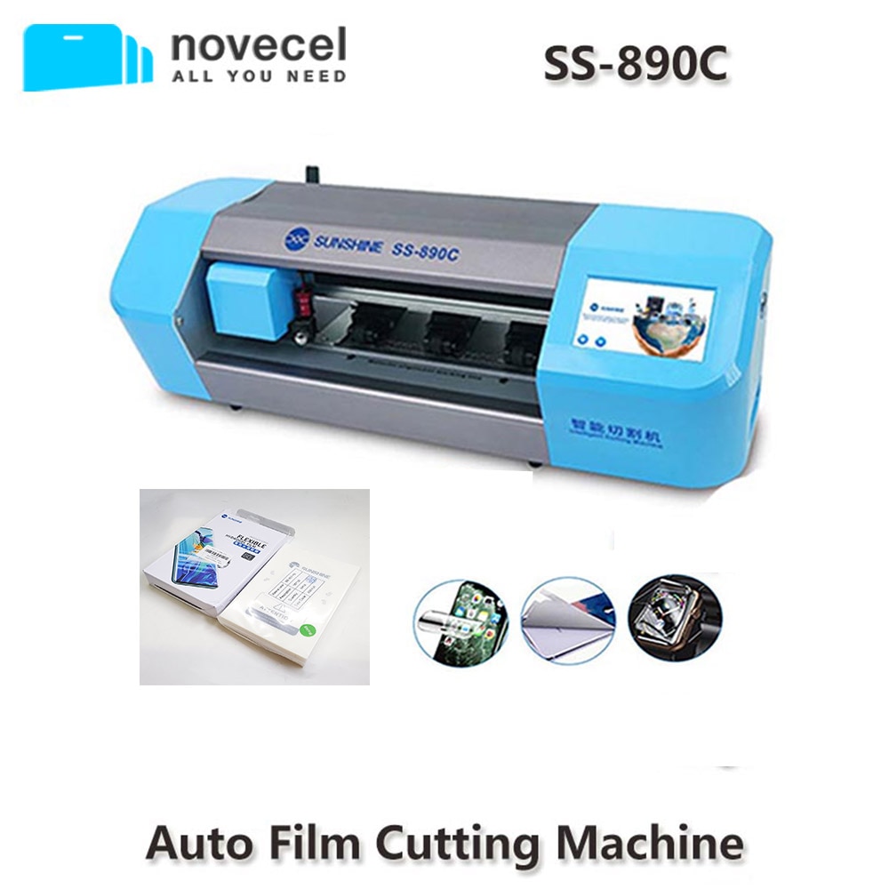 Sunshine SS 890C Flexible Hydrogel Film Cutting Machine For Watch For Airpods Mobile Phone Front Back Cover Film Cut