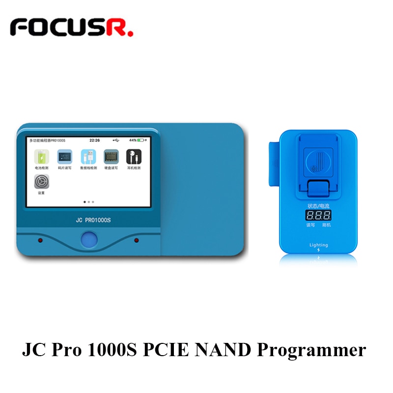 JC Pro1000S PCIE NAND Programmer Serial Read Write Repair Tool JC P8 For iPhone 8 8P X WIFI Unbind Test Fixture Repair Tool Sets