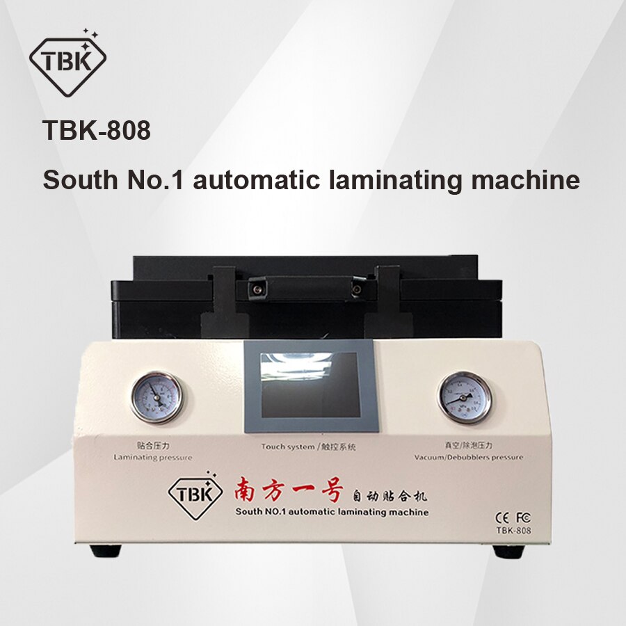 TBK 808 12 inch LCD screen Laminating Machine For edge screen glass oca laminate repair Bubble Removing Machine