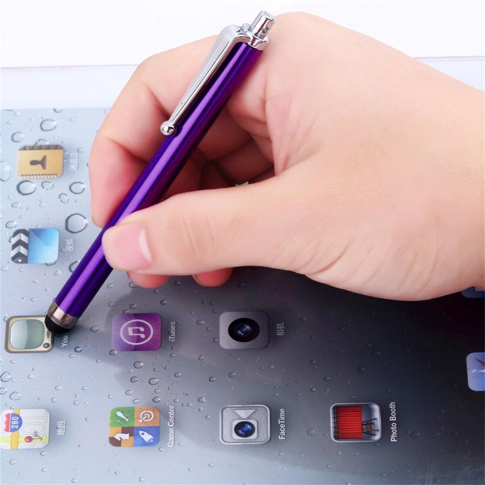 1pcs phone pencil Round-head design Metal Stylus Touch Screen Glass Lens Digitizer Replacement Pen for Phone Pad Tablet