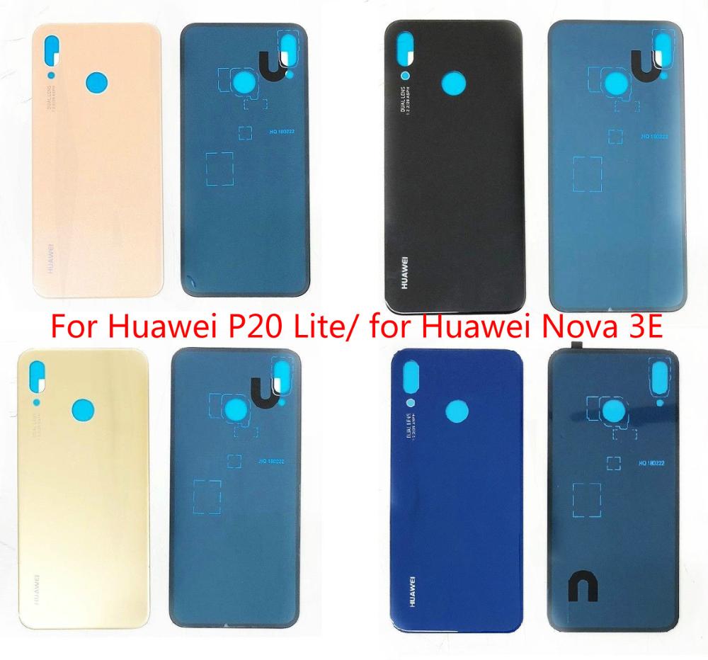 for Huawei P20 Lite Glass Battery Back Cover Housing Rear Door Case for Huawei Nova 3E/ P20Lite Repair Spare Parts