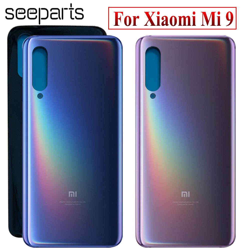 New for Xiaomi mi 9 Back Battery Cover Rear Door Housing Case Glass Panel Mi9 SE Replacement Parts For xiaomi mi 9 Battery Cover