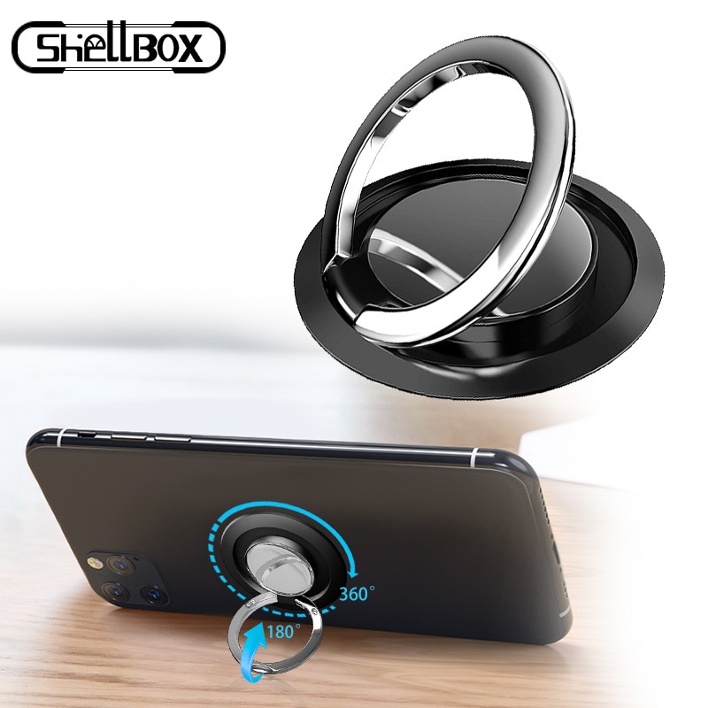 Mobile Phone Ring Holder Smartphone Stand Support Accessories Smart Round Phone Finger Stand Socket Holder For iPhone Samsung