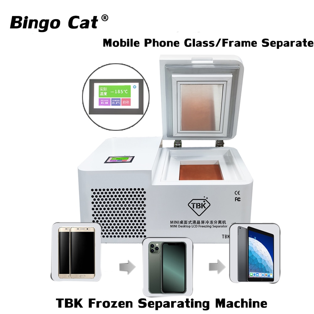 TBK 578 Professional Frozen Separating Machine Mini Desktop Separator Freezer For Samsung For iPhone Tablet Screen Refurbish