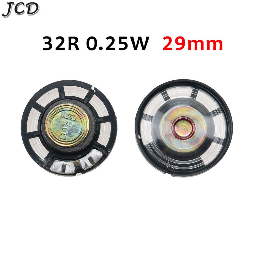 JCD 1PCS New Ultra-thin speaker Doorbell horn Toy-car horn 32 ohms 0.25 watt 0.25W 32R speaker Diameter 29MM 2.9CM thickness 9MM